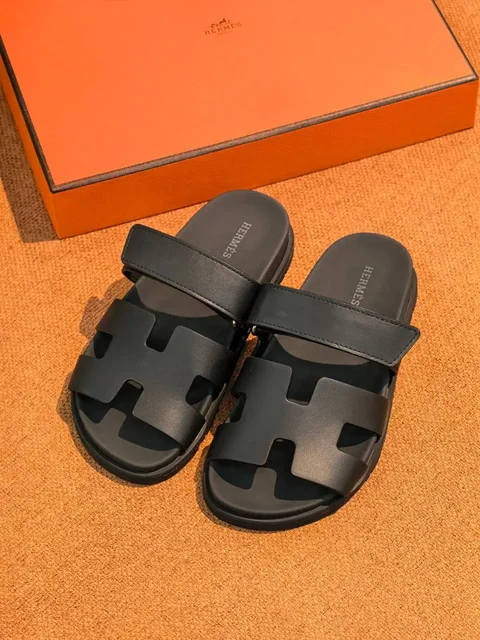 Шлепки HERMÈS из телячьей кожи - Обувь в Москва