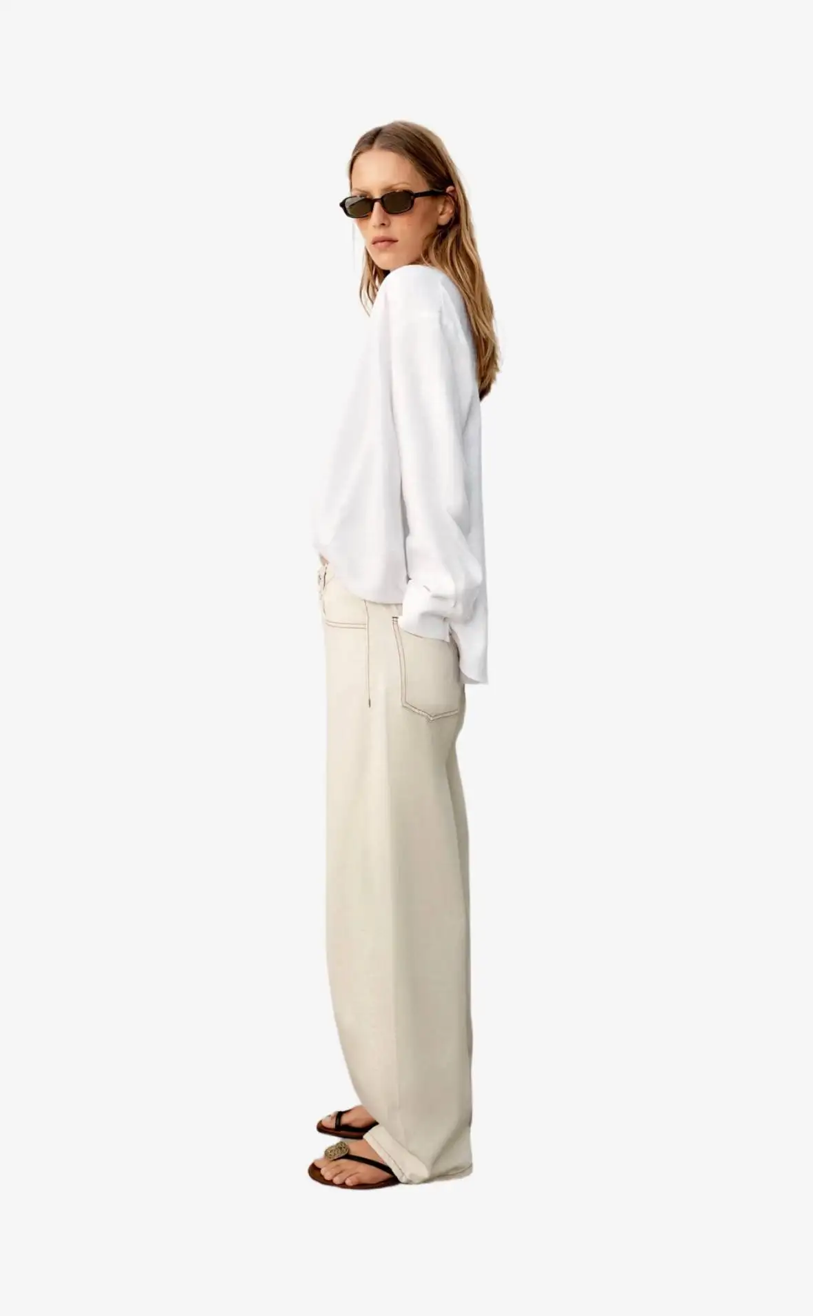 Новые джинсы ZARA с завышенной талией - Джинсы (Одежда) в Москва