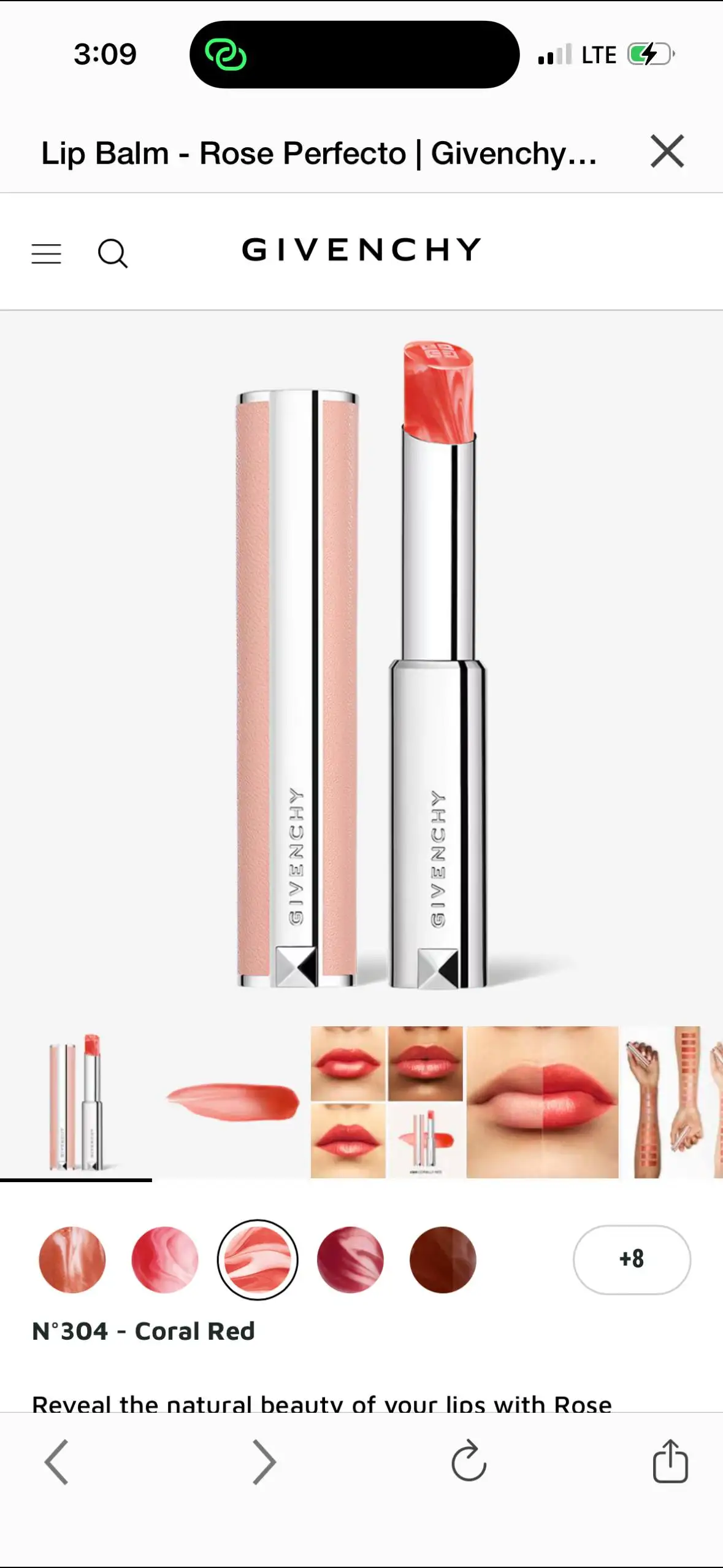 Ухаживающие бальзамы для губ Givenchy - Косметика (Красота и здоровье) в Москва