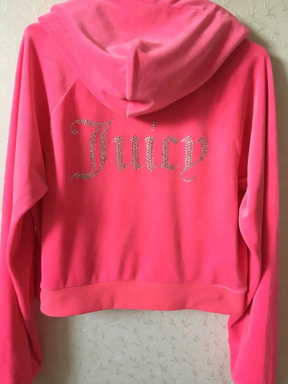 Велюровая кофта с капюшоном Juicy Couture Оригинал - жакеты и кофты (Одежда) в Москва