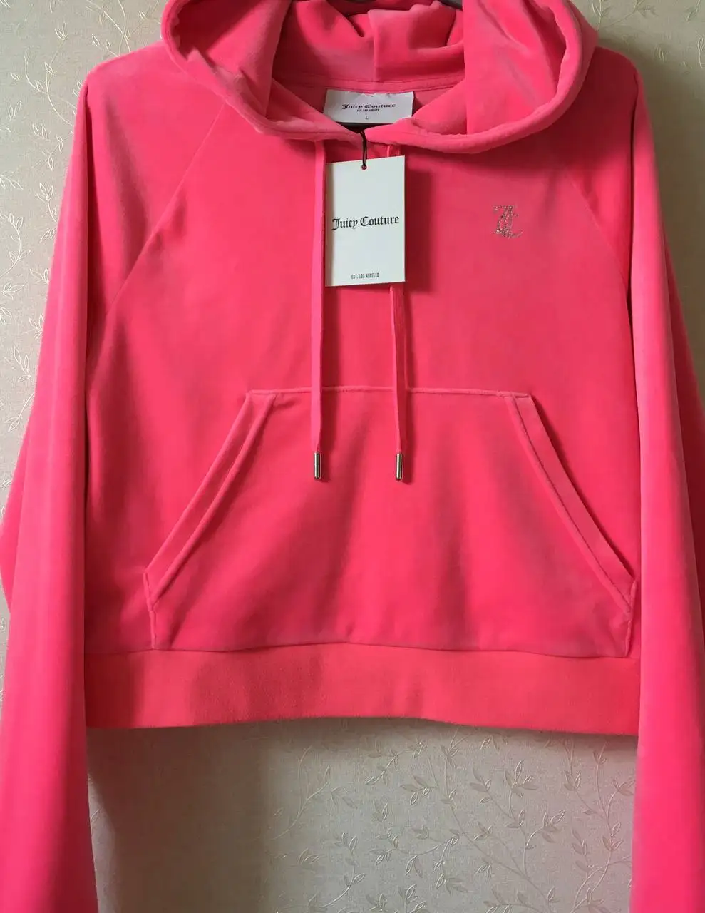 Велюровая кофта с капюшоном Juicy Couture Оригинал - жакеты и кофты (Одежда) в Москва