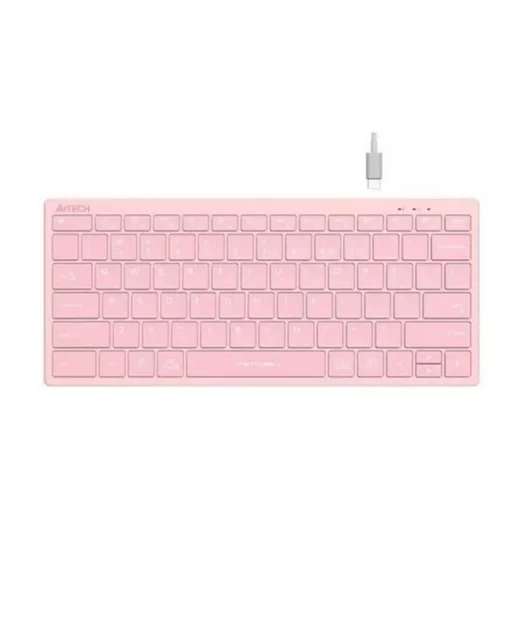 Клавиатура беспроводная A4 TECH Fstyler FBX51C розовая - Гарнитура и наушники в Москва