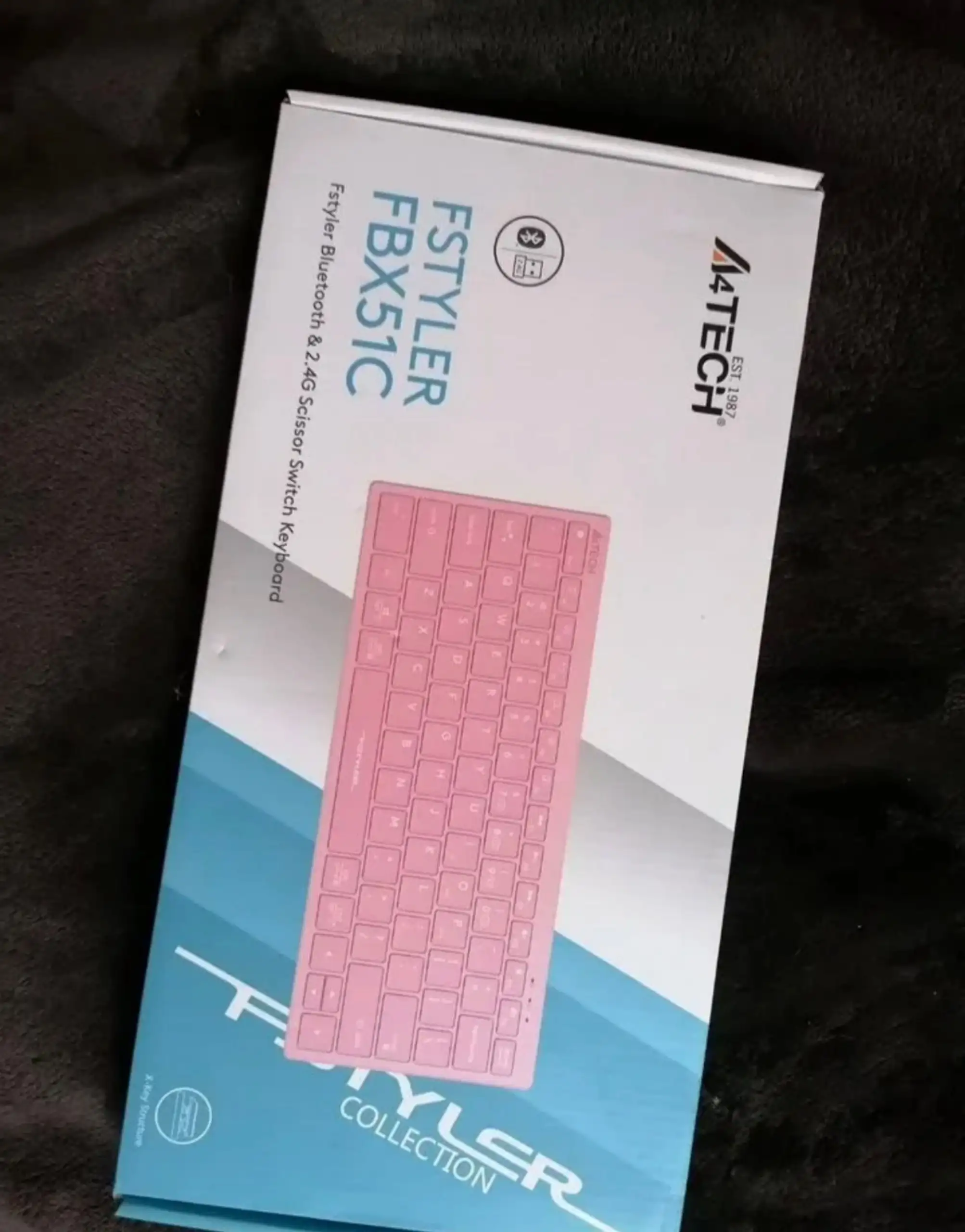 Клавиатура беспроводная A4 TECH Fstyler FBX51C розовая - Клавиатуры и мыши (Электроника) в Москва