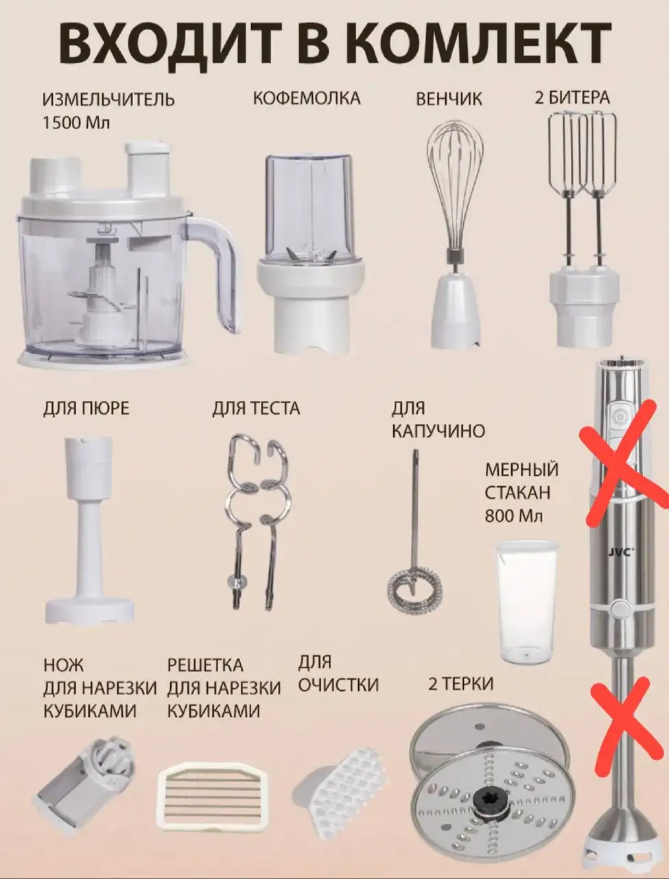 Отдам бесплатно органайзеры и насадки для блендера - Барахолка в Москва