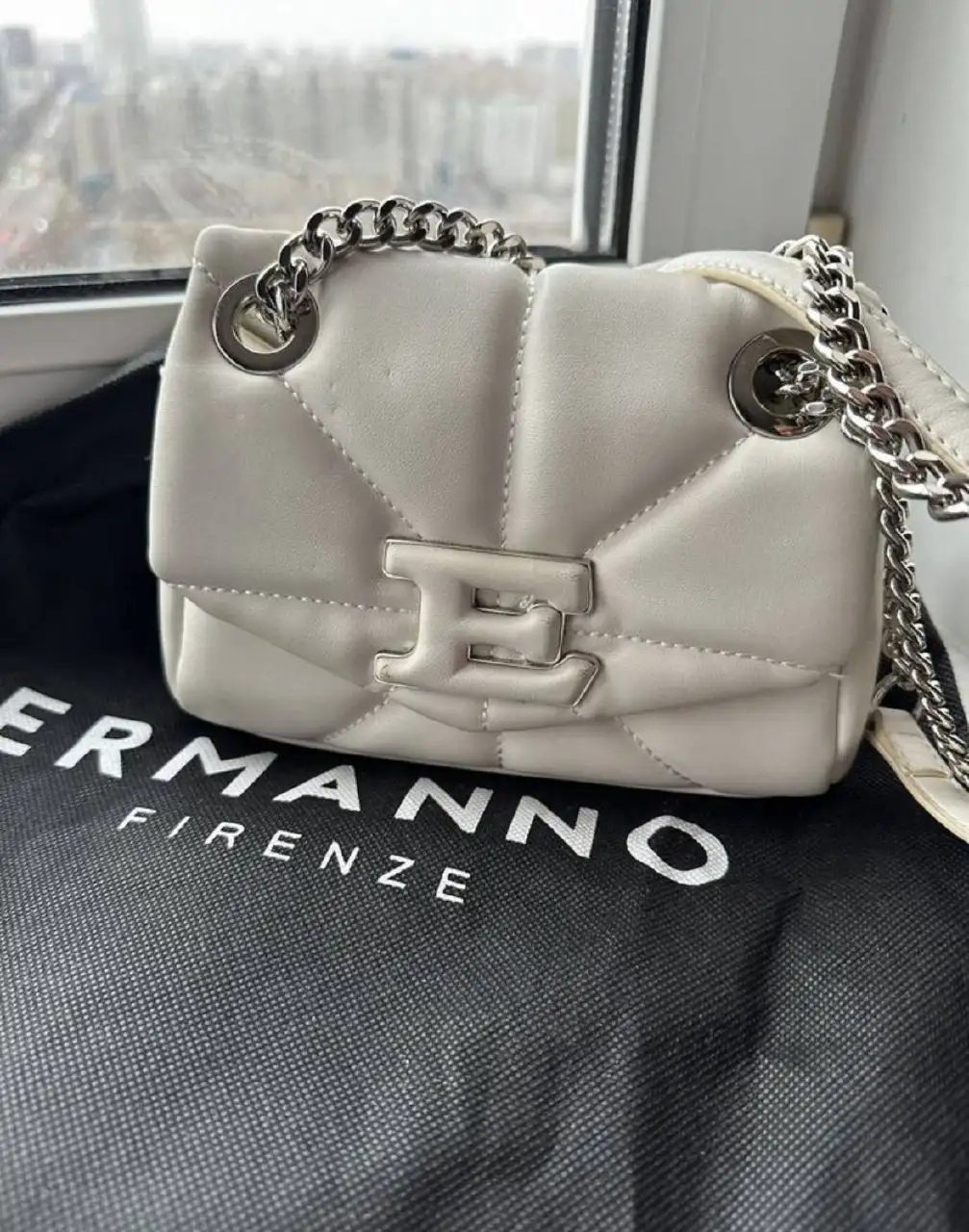 Сумка Ermanno Firenze, белая, оригинал - Сумки (Одежда) в Москва