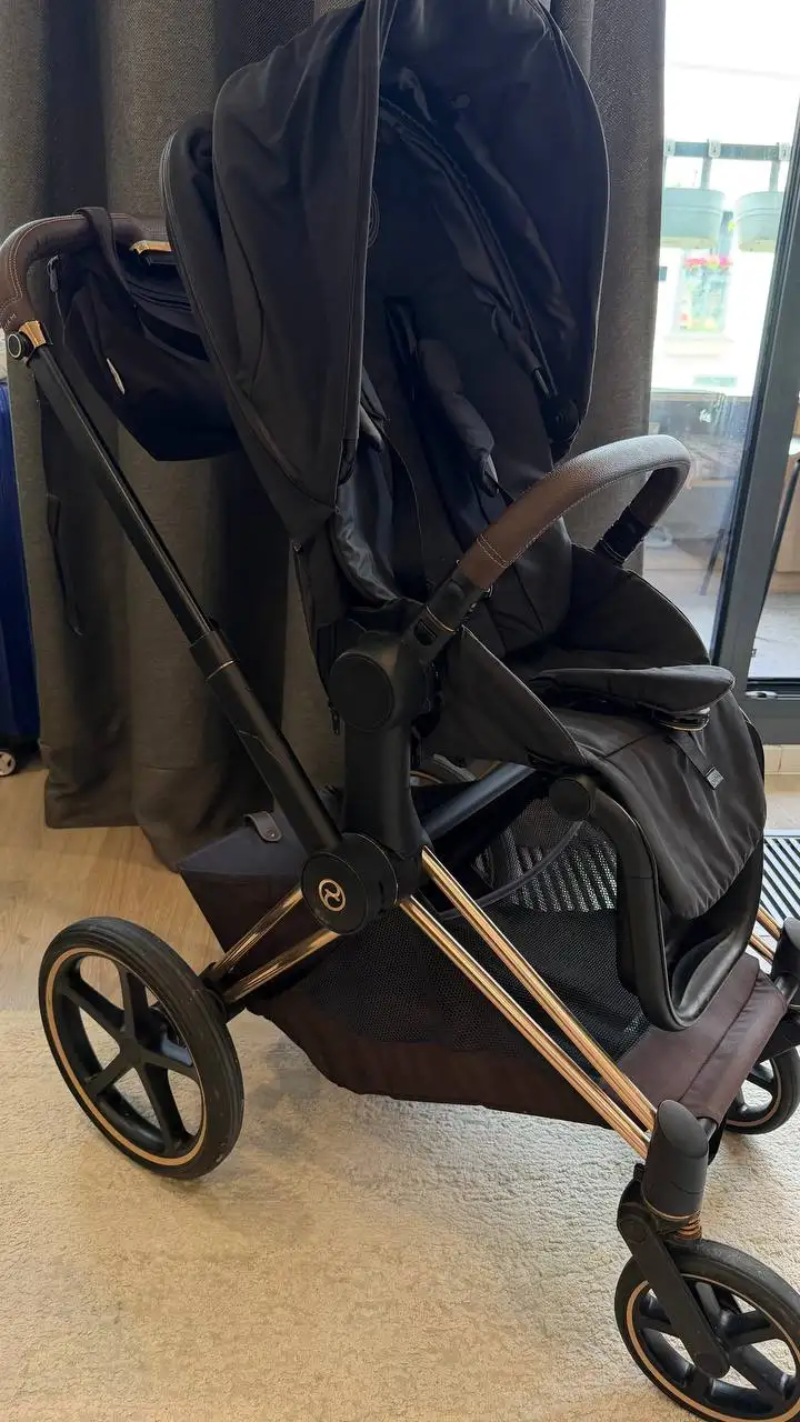 Коляска Cybex Priam Platinum Rose Gold - Коляски (Товары для детей) в Москва