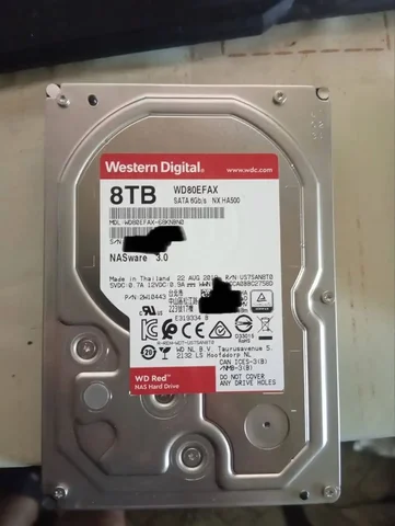 Б/у Жесткий диск WD Red 8TB WD80EFAX NAS HDD 3.5 SATA - Портативная электроника в Москва