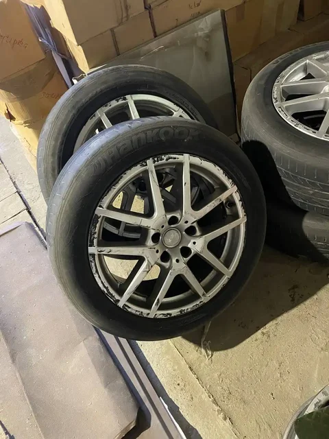 4 колеса с резиной 225/55 для BMW 7 серии - Госномера в Воронеж