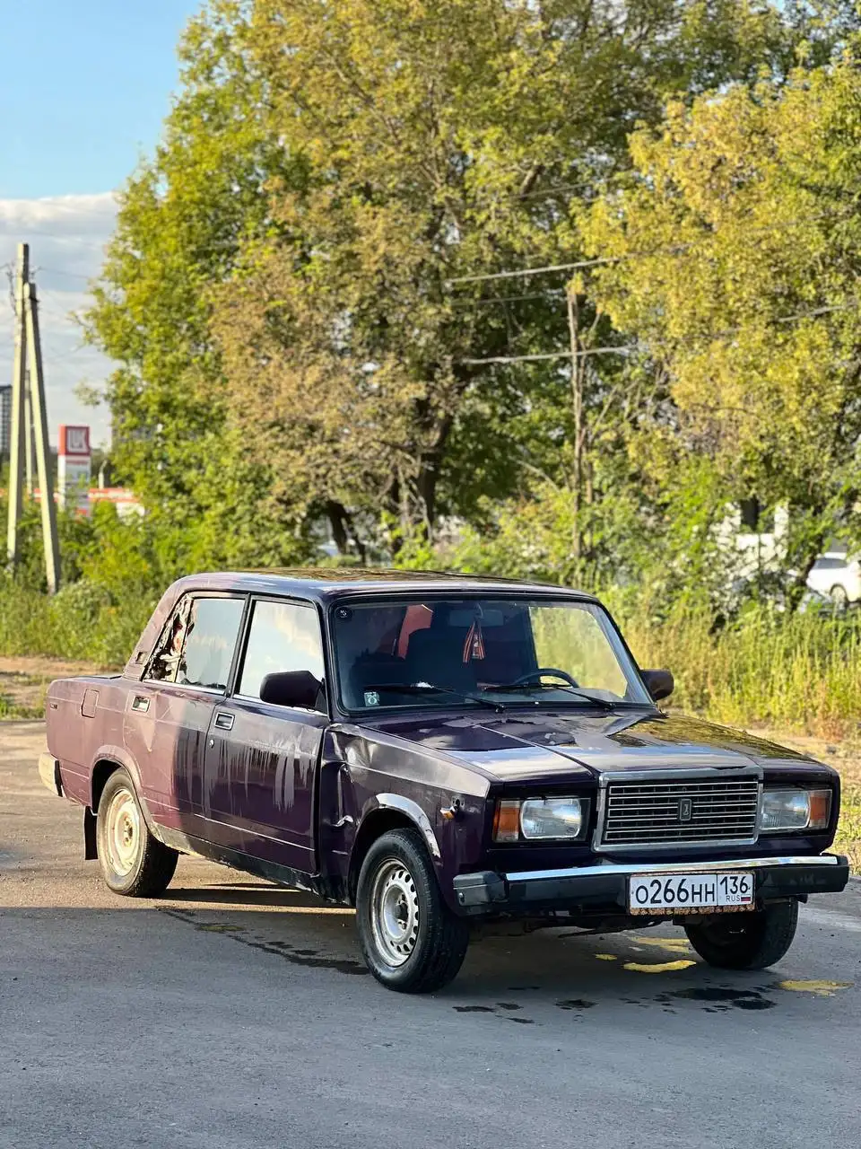 ВАЗ 2107 2002 года после ДТП - Авто в Воронеж