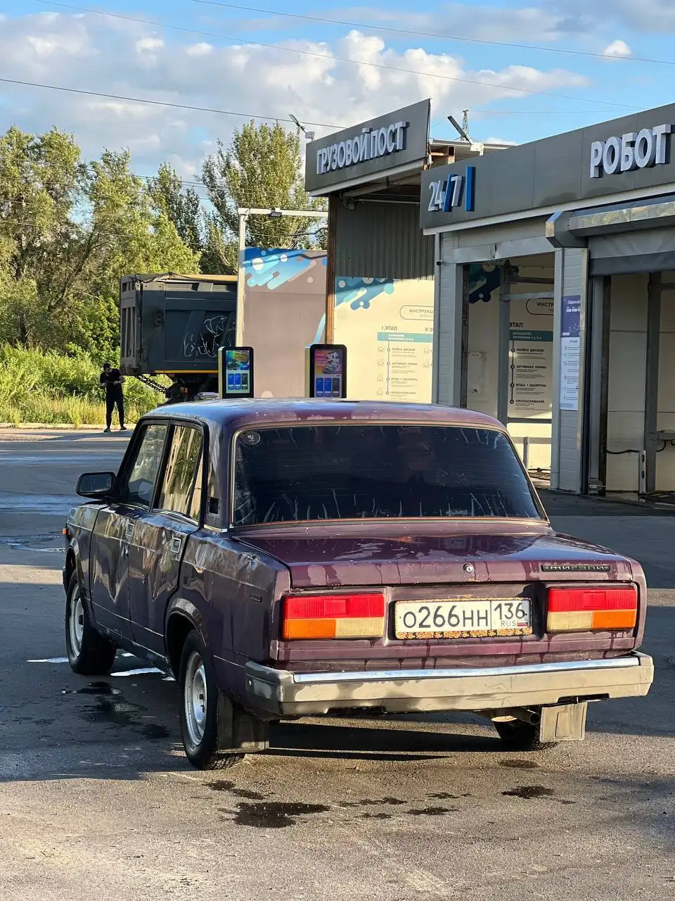 ВАЗ 2107 2002 года после ДТП - Авто в Воронеж