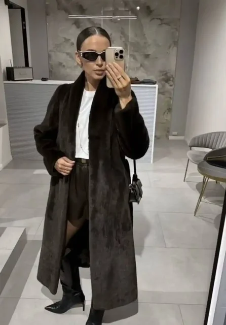 Продам экошубу с шалевым воротом - Одежда в Тюмень