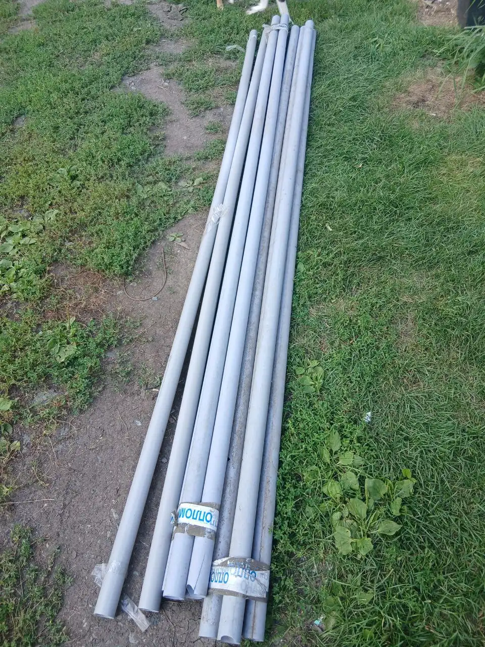 Труба гладкая ПВХ 50мм 3мм 10 шт по 3 метра