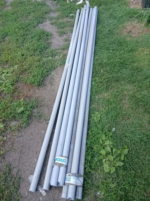 Труба гладкая ПВХ 50мм 3мм 10 шт по 3 метра - частное объявление в Тюмень