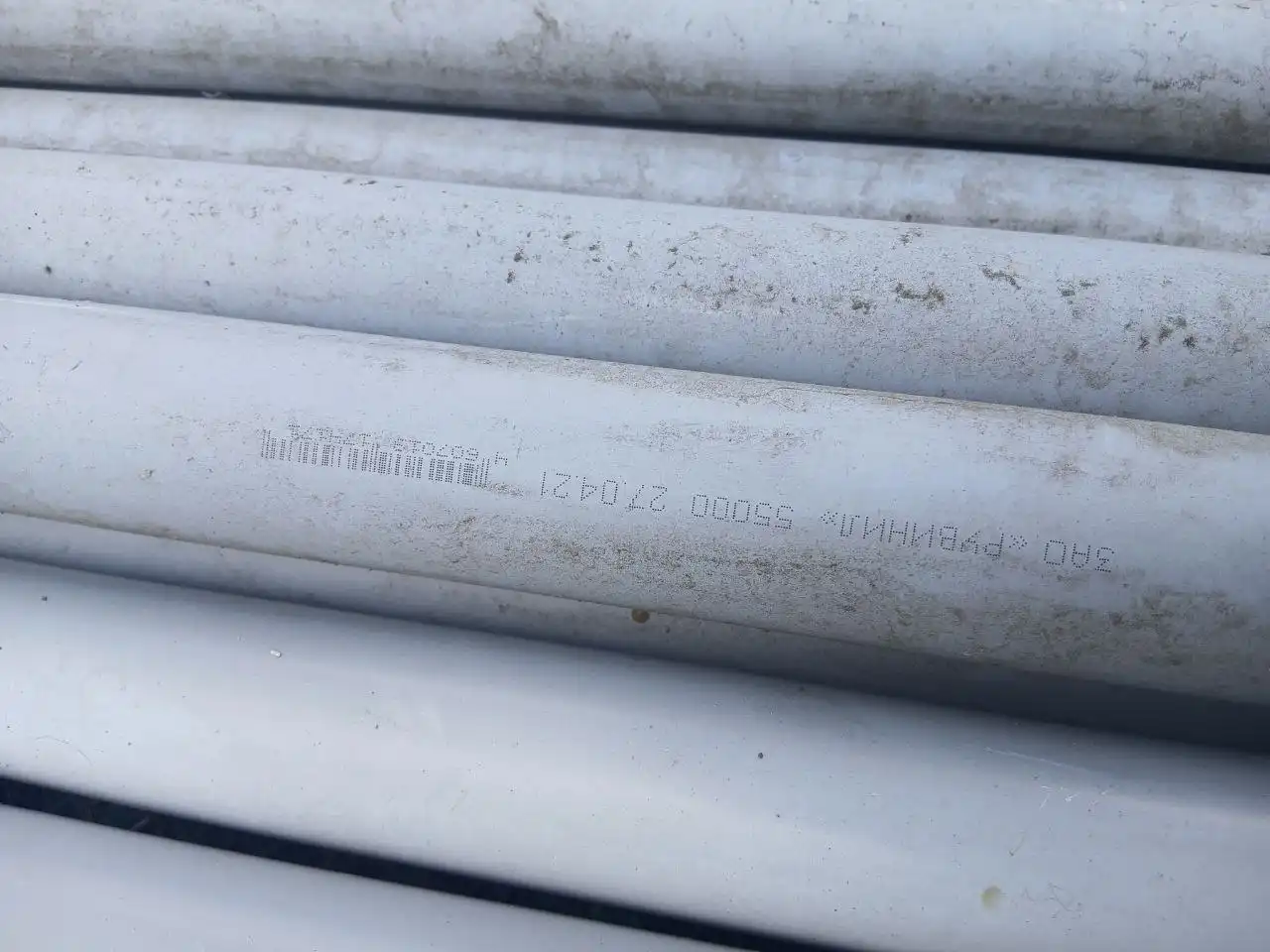 Труба гладкая ПВХ 50мм 3мм 10 шт по 3 метра