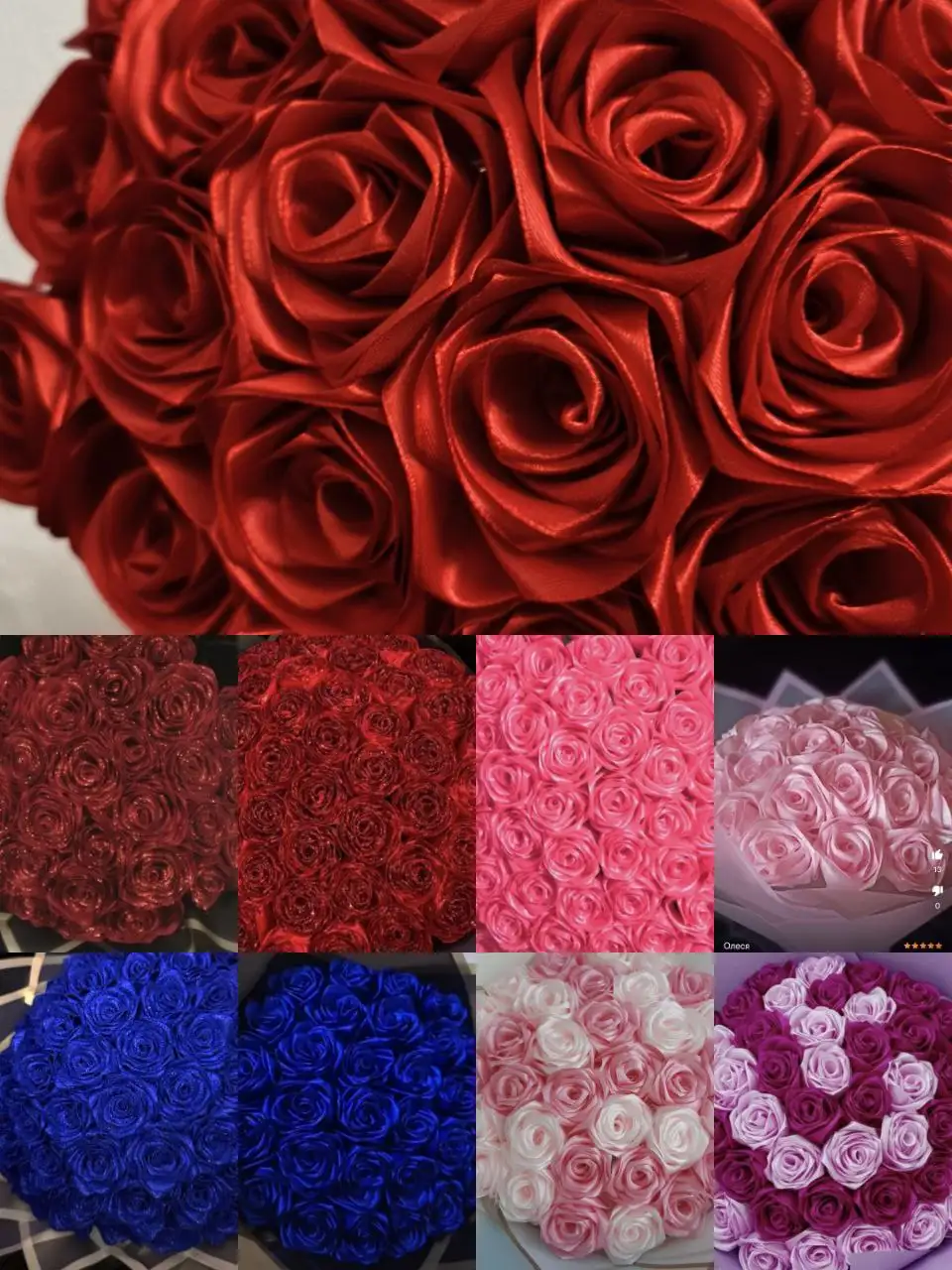 Розы из атласных лент ручной работы - Рукоделие (Хобби и отдых) в Тюмень