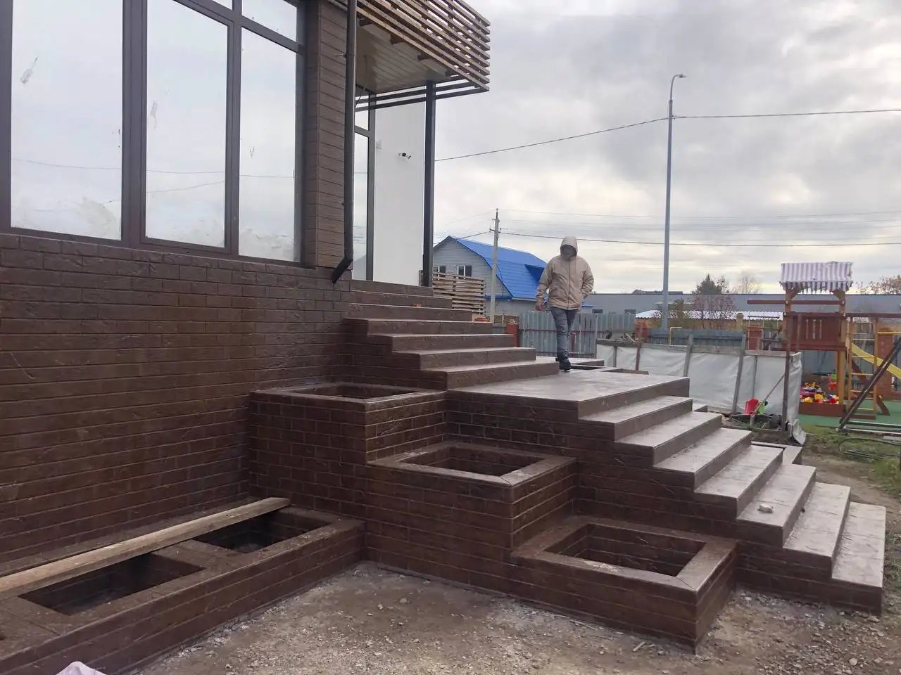 Услуги по укладке печатного бетона - Строительство и ремонт (Услуги) в Тюмень