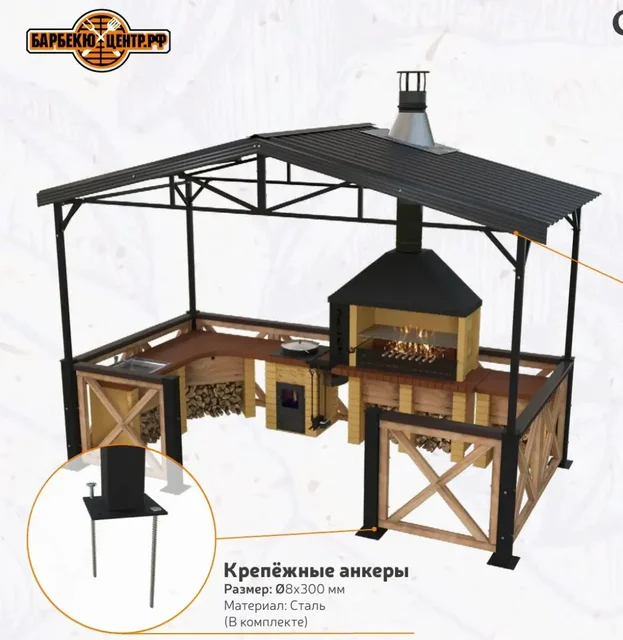 Модульные барбекю комплексы, быстросборные навесы и мягкие окна для беседок - Ремонт бытовой техники в Тюмень