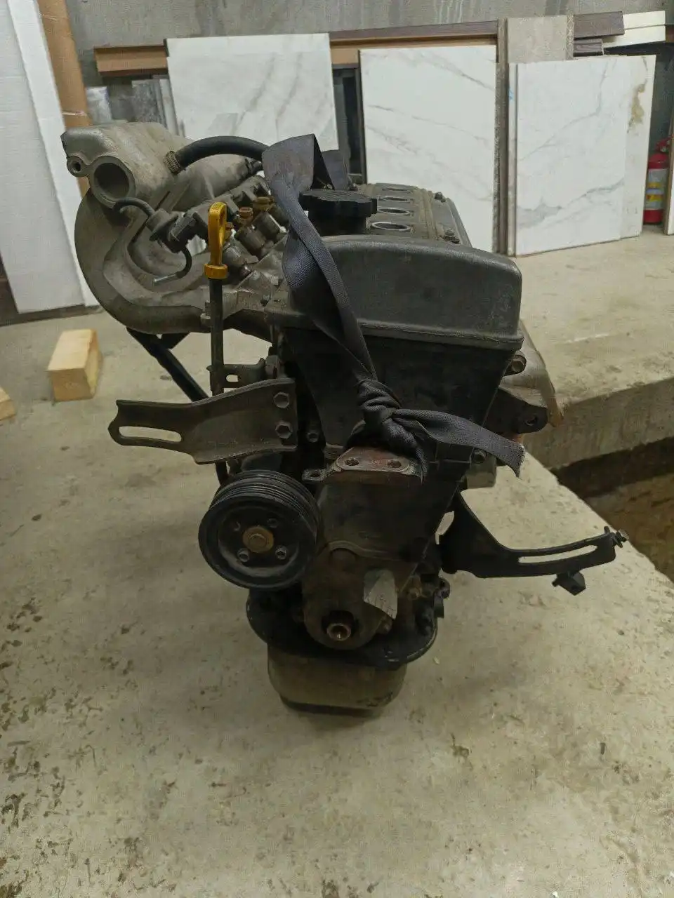 Продажа двигателя 5AFE с повреждениями - Двигатели (Запчасти) в Иркутск