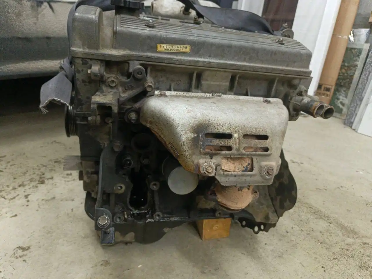 Продажа двигателя 5AFE с повреждениями - Двигатели (Запчасти) в Иркутск