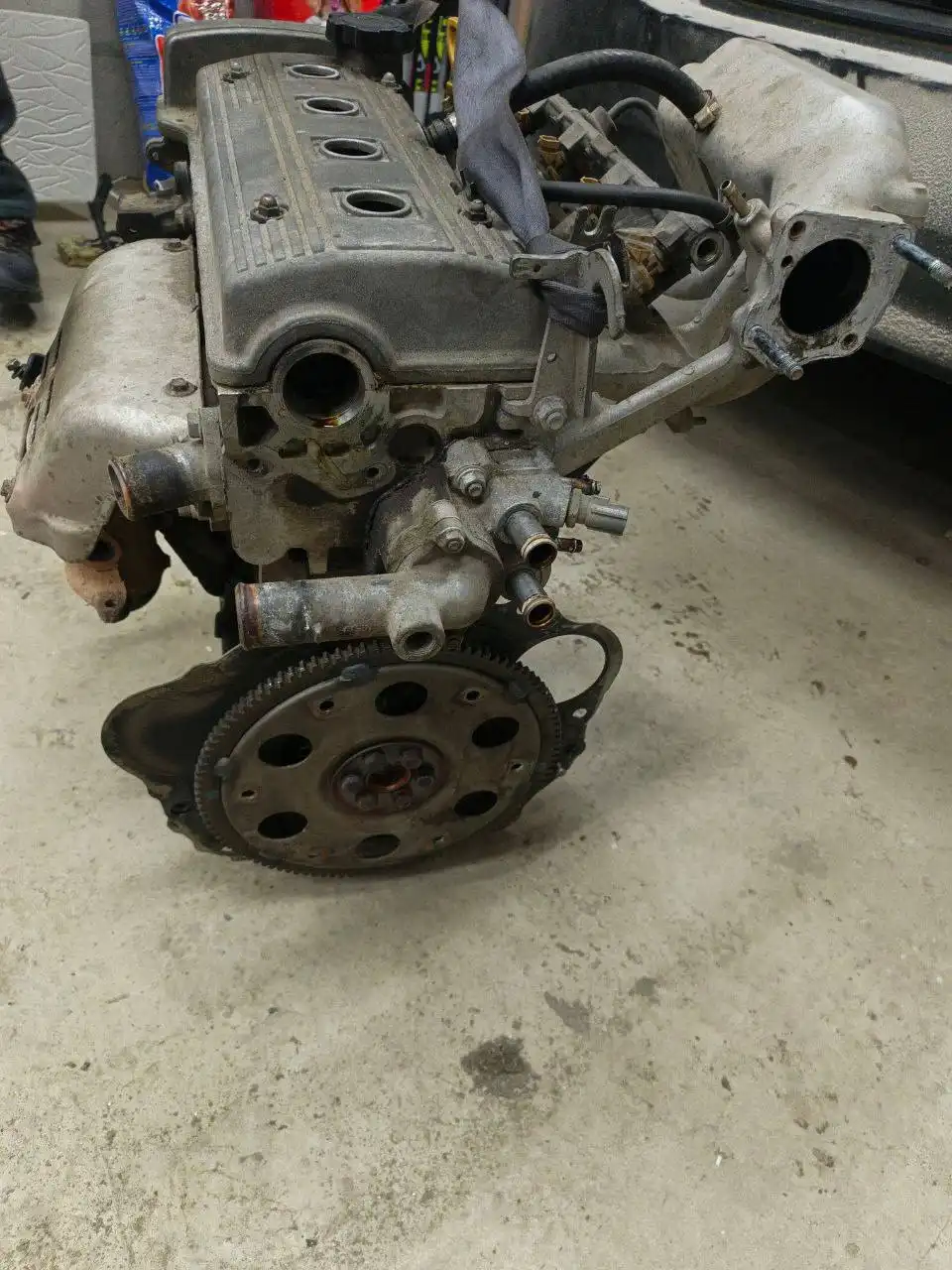 Продажа двигателя 5AFE с повреждениями - Двигатели (Запчасти) в Иркутск