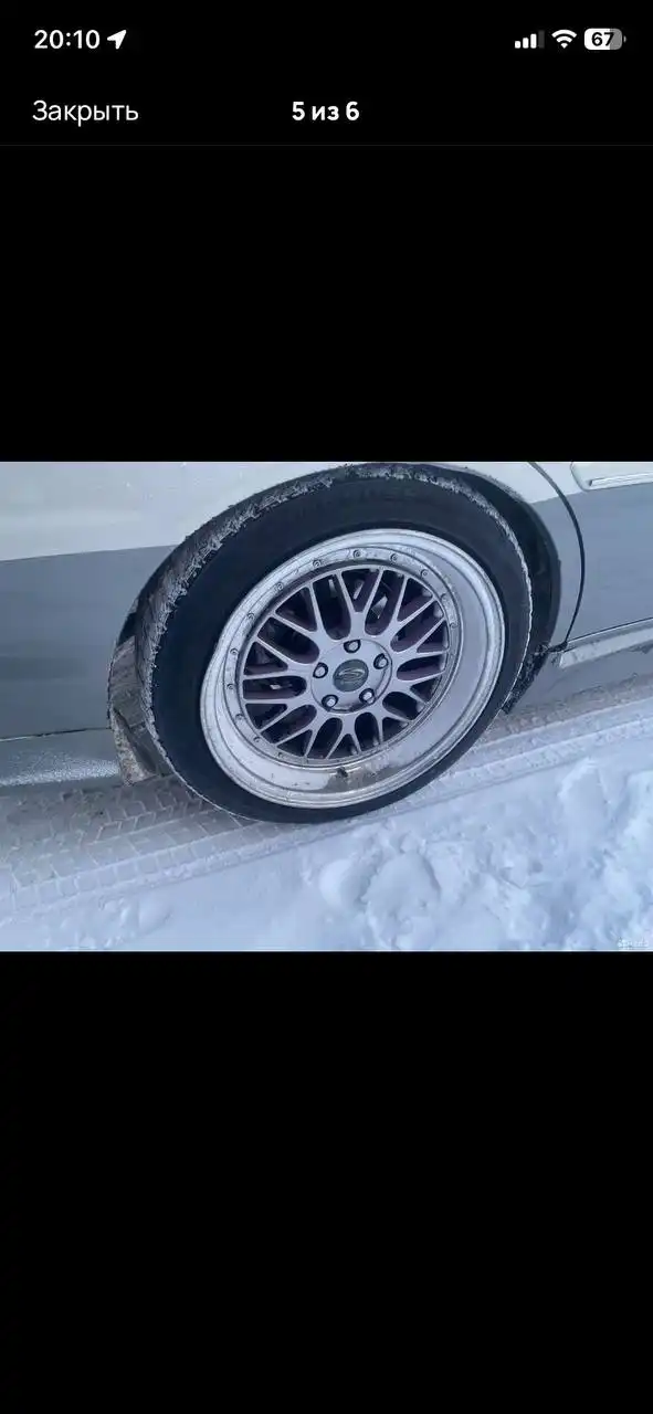 Продам диски R18 ET35 8.5J с резиной - Запчасти (Авто) в Иркутск