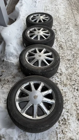 Диски 5х114.3 16 диаметр с летней резиной - Автозапчасти для двигателя в Иркутск