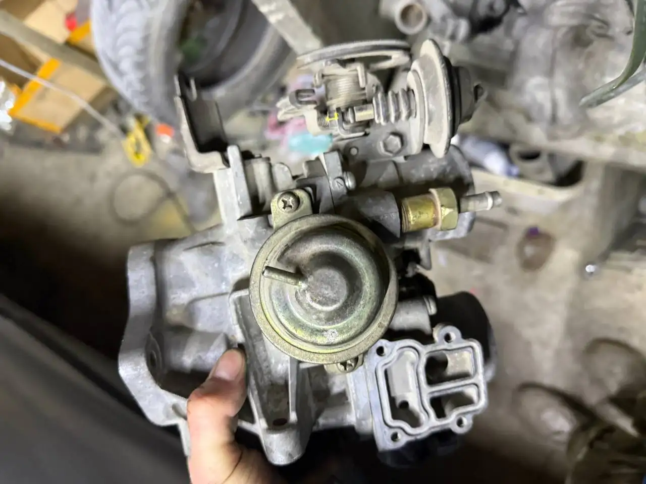 Дроссельная заслонка Toyota 7A-FE Aisan оригинал с TPS - Автозапчасти для двигателя (Запчасти) в Иркутск