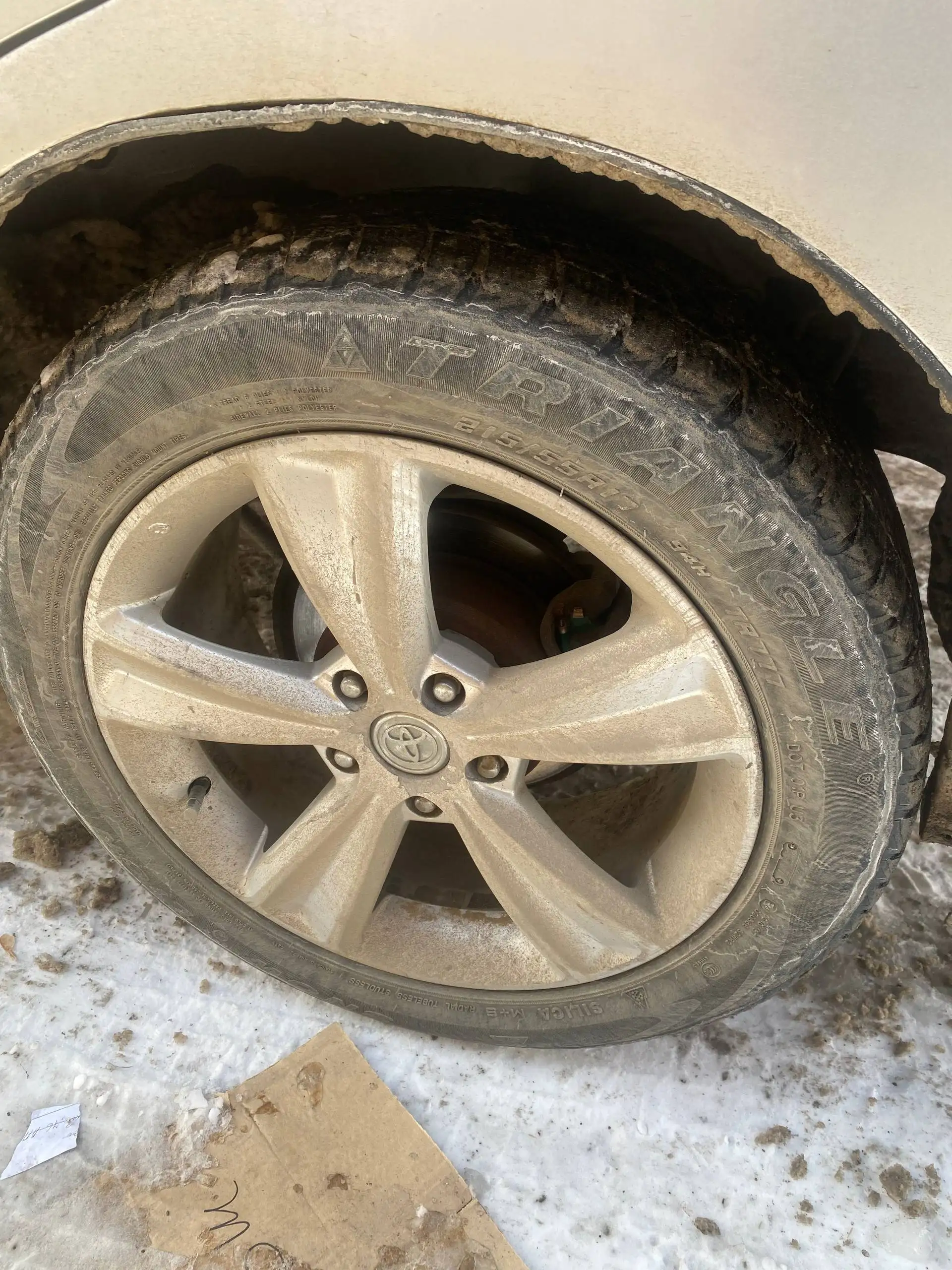 Диски R17 5*114 с зимней резиной Triangle - Диски и шины (Авто) в Иркутск