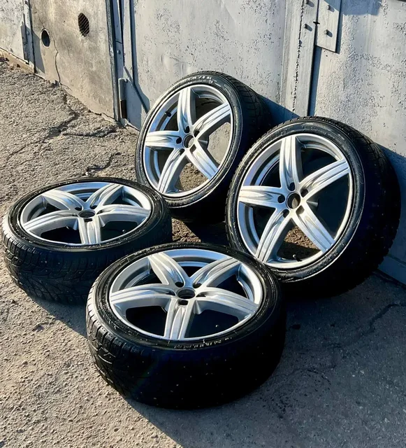 Комплект литья R17 5*100 с резиной 215/45/17 - частное объявление в Иркутск