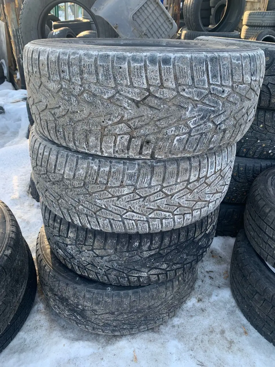 Диски R17 5x114 с резиной лето+зима - Запчасти (Авто) в Иркутск