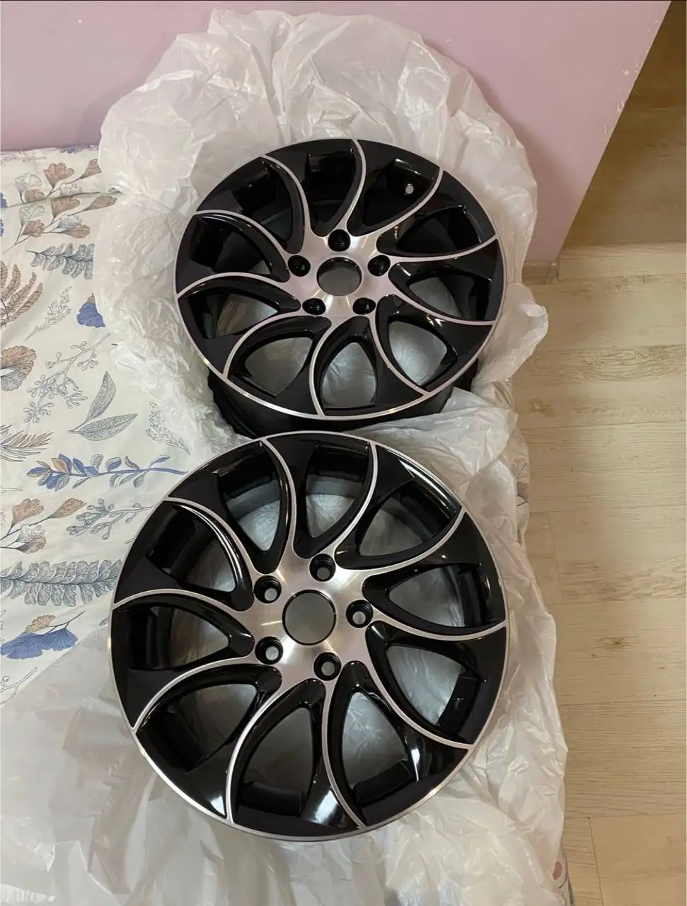 Продам литые диски Anjie 7×R16 5×114.3 - Запчасти (Авто) в Иркутск