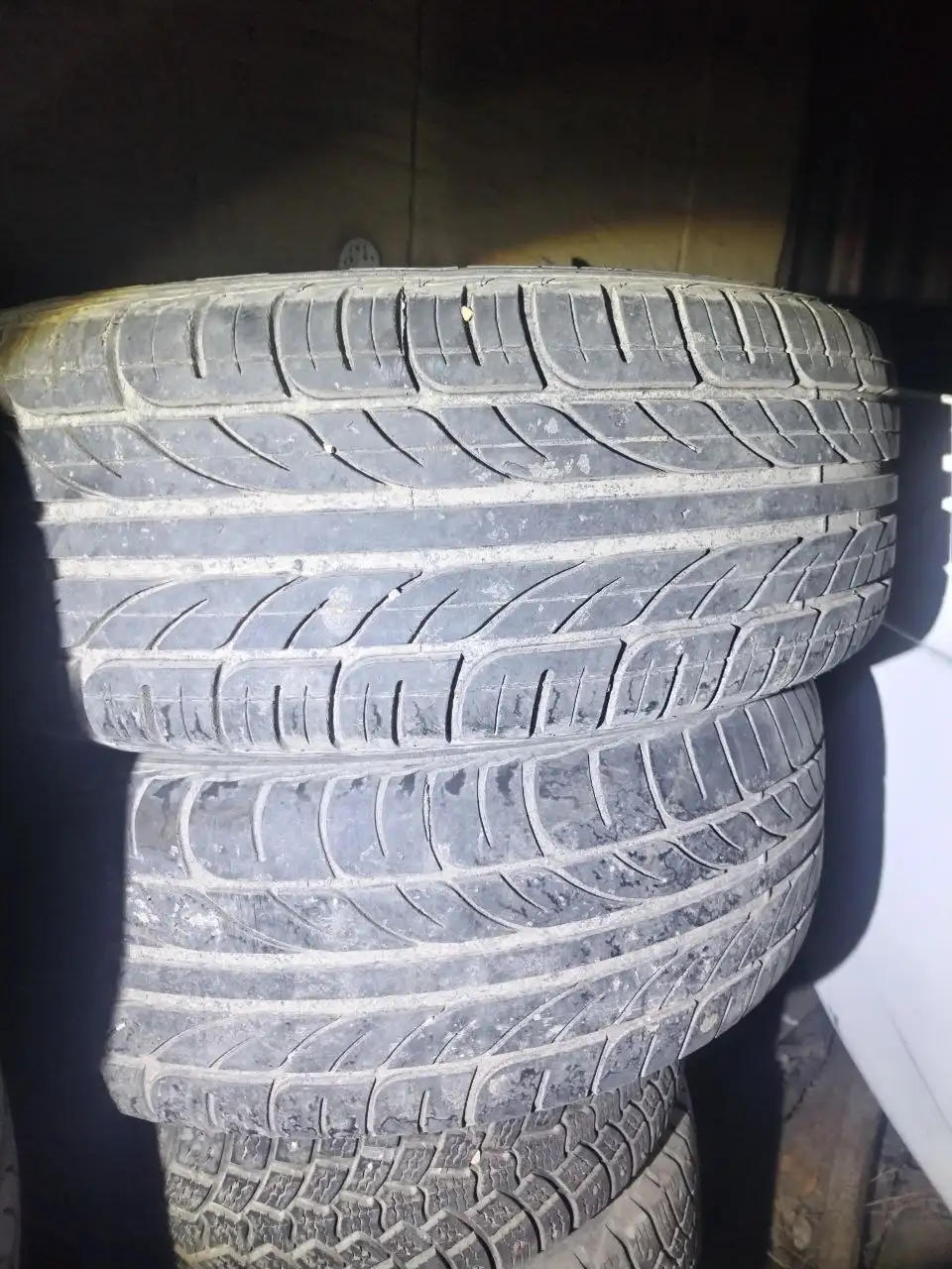 Комплект колёс на летней резине R16 5x114.3 - Колёса и диски (Запчасти) в Иркутск