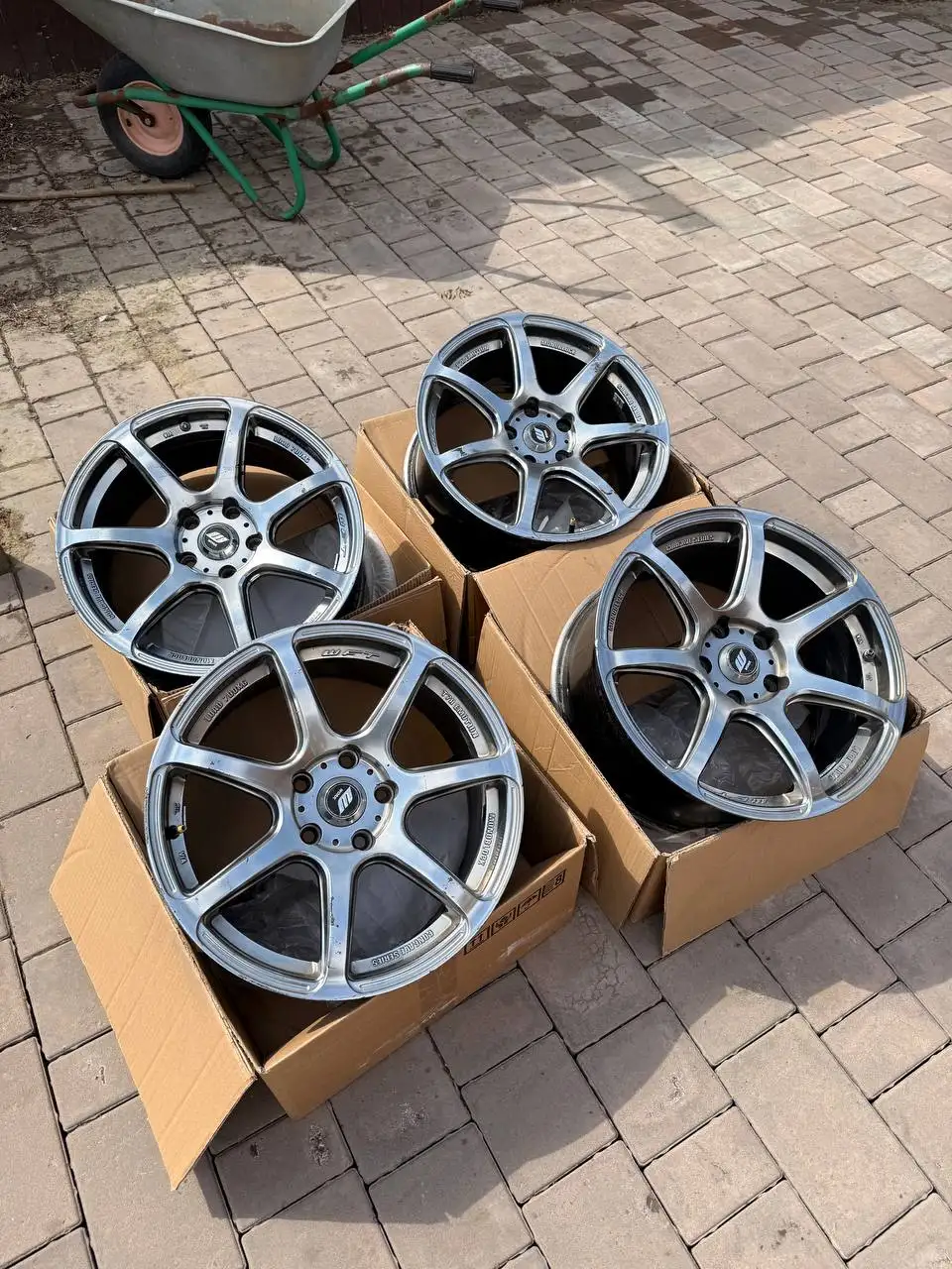 Диски Work Emotion T7R R17 5x114.3 - Запчасти (Авто) в Иркутск