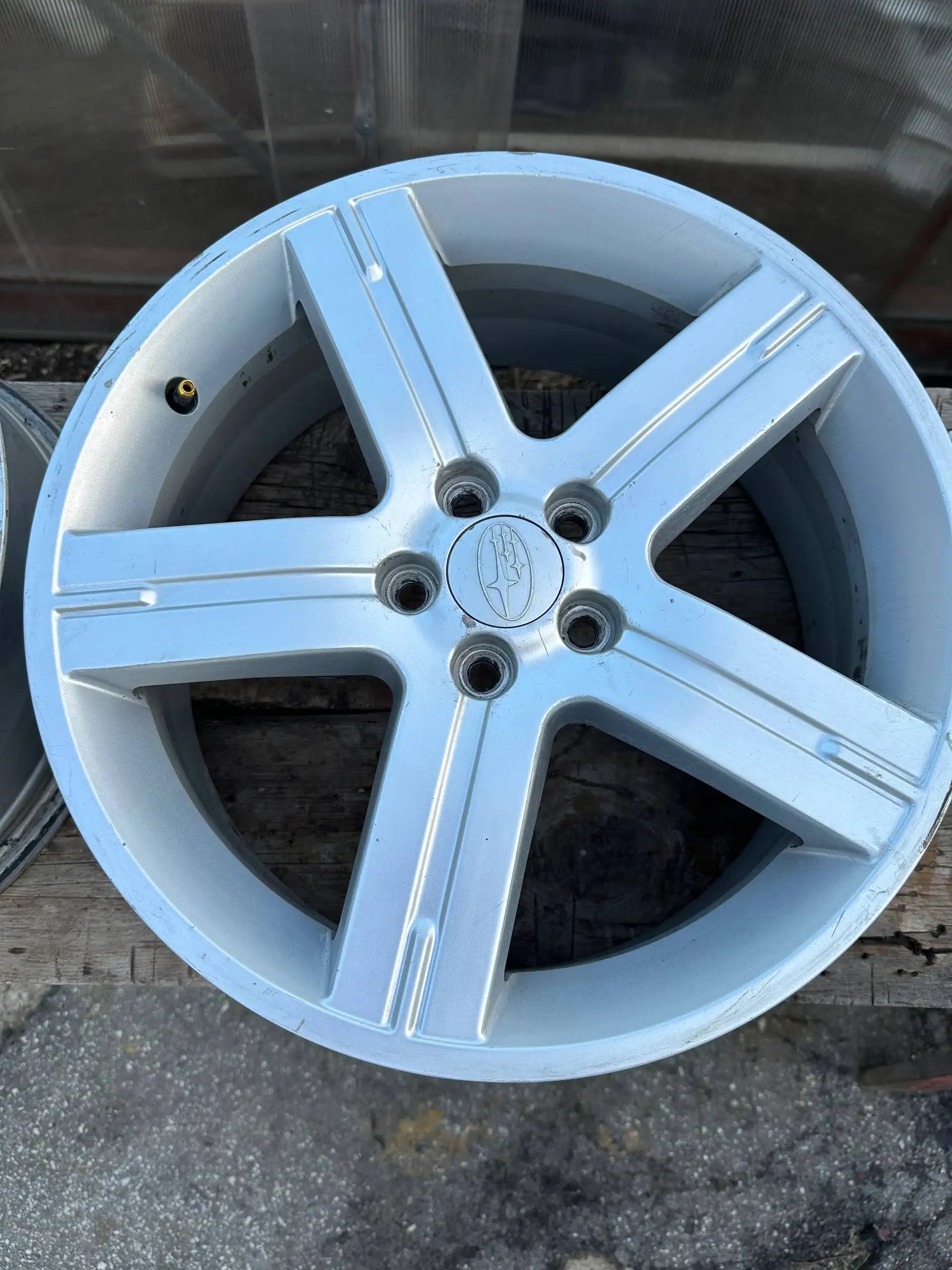 Диски Subaru R17 5x100 - Колёсные диски (Запчасти) в Иркутск