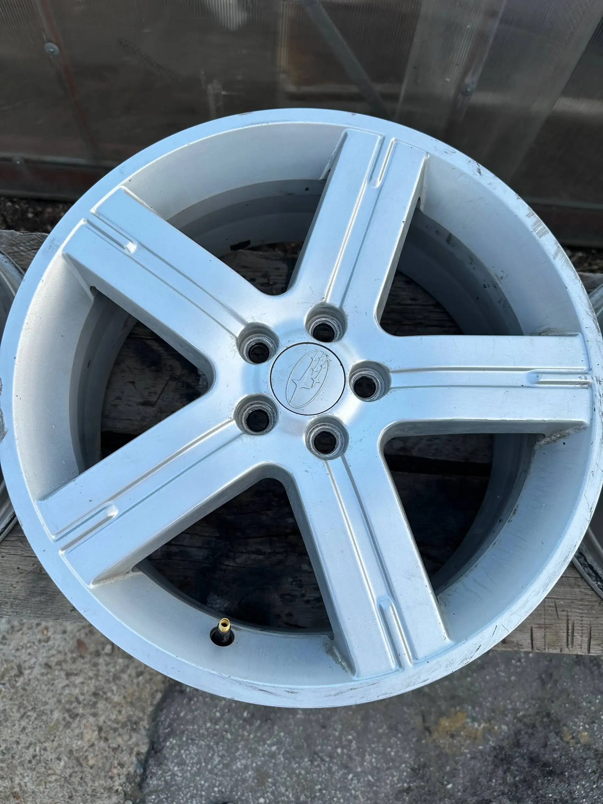 Диски Subaru R17 5x100 - Колёсные диски (Запчасти) в Иркутск