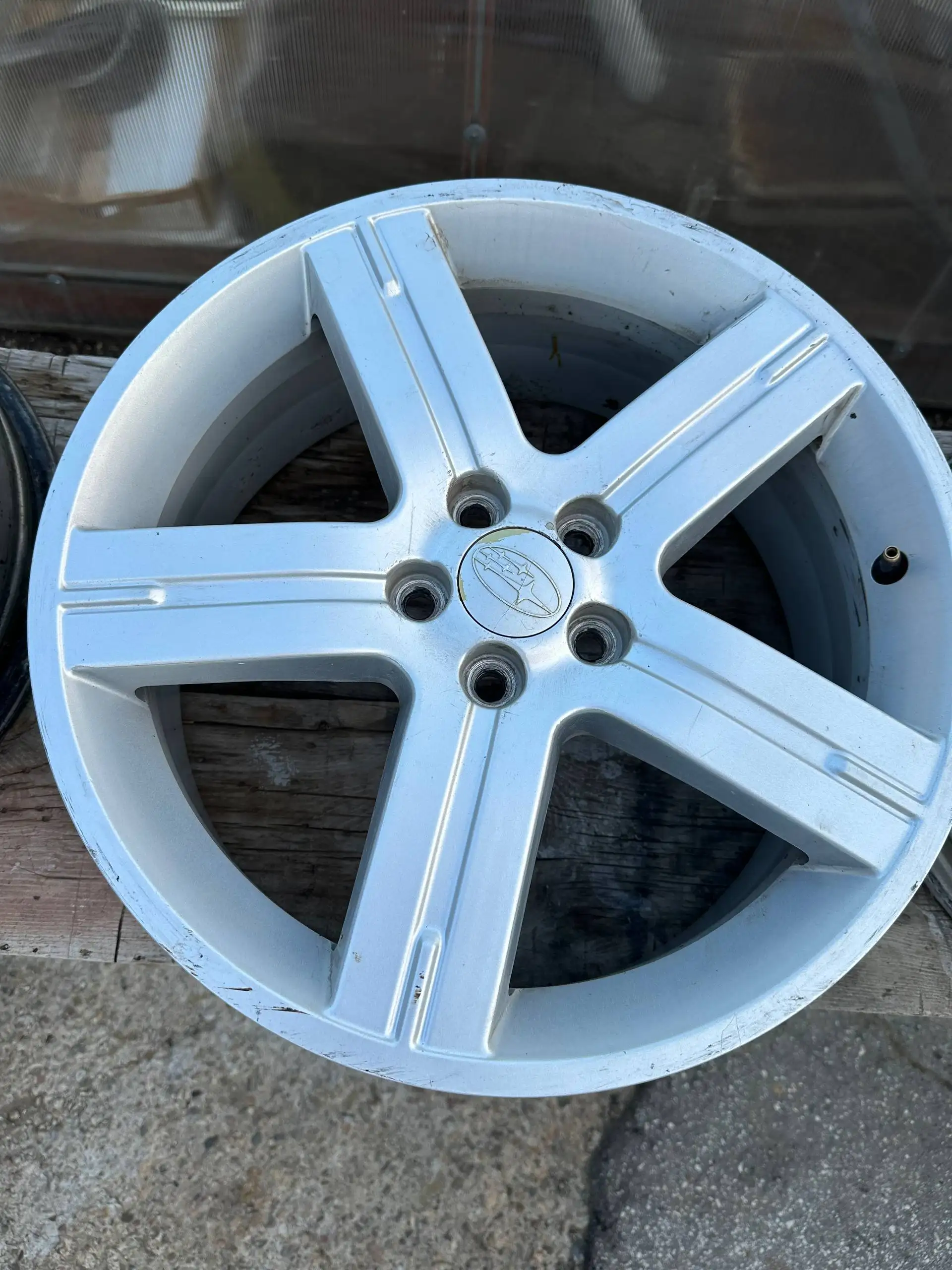 Диски Subaru R17 5x100 - Колёсные диски (Запчасти) в Иркутск