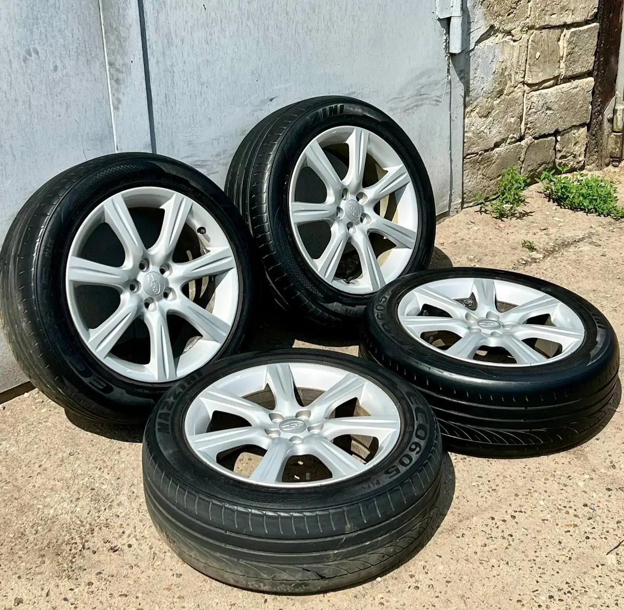 Комплект колес Enkei R17 5*100 - Колеса и шины (Авто) в Иркутск