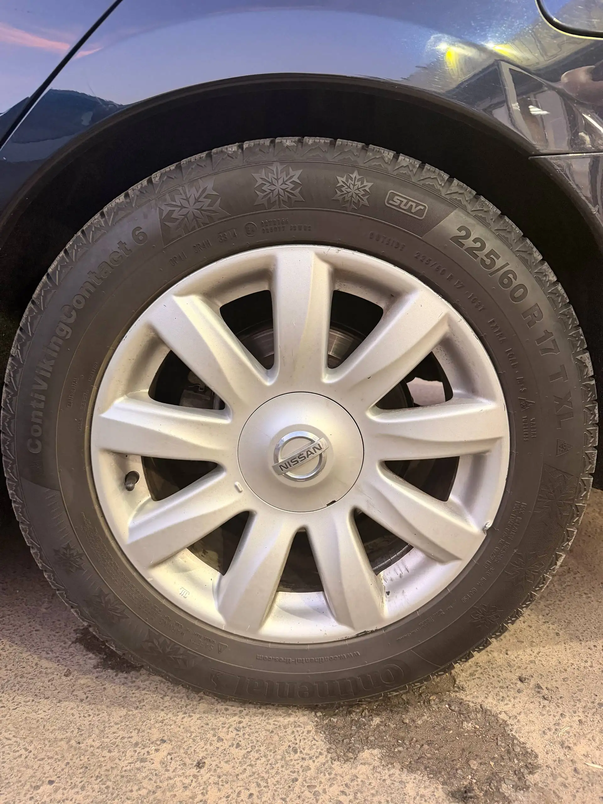 Продам колеса R17 от Nissan Teana - Колеса и шины (Авто) в Иркутск