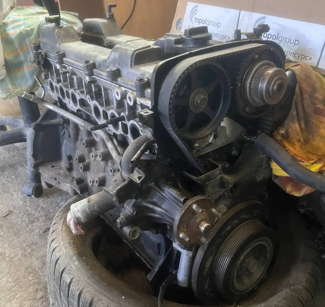 1JZ-GE VVTi без навесного, 70к - Двигатели (Запчасти) в Иркутск