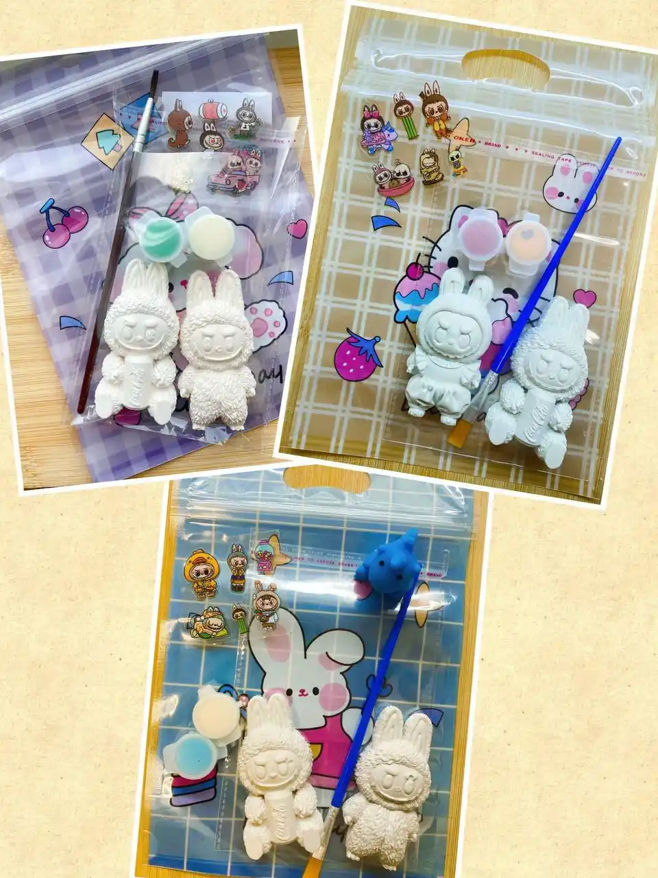 Набор для творчества с фигурками из гипса