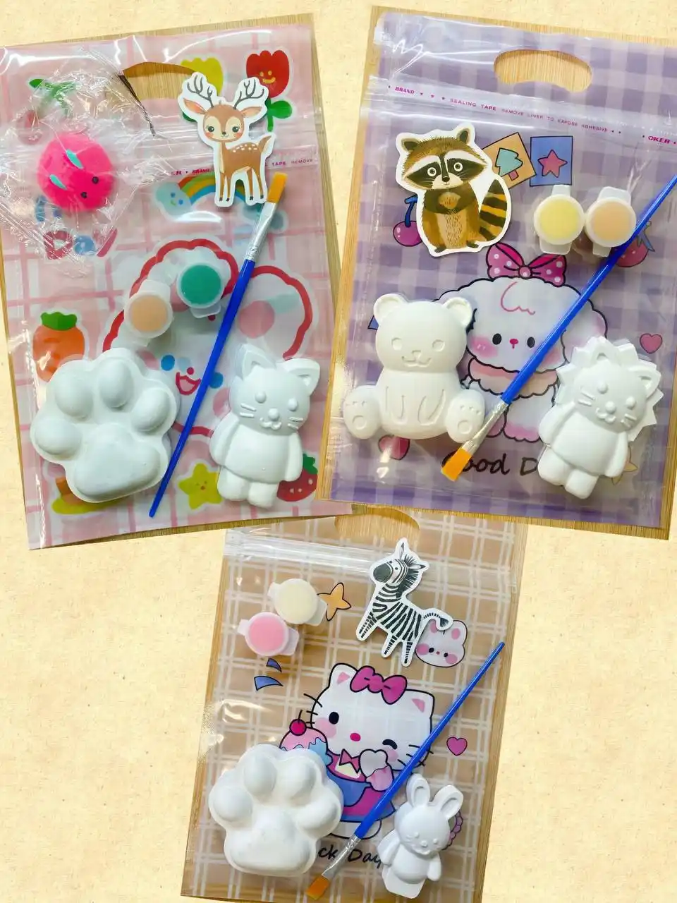 Набор для творчества с фигурками из гипса