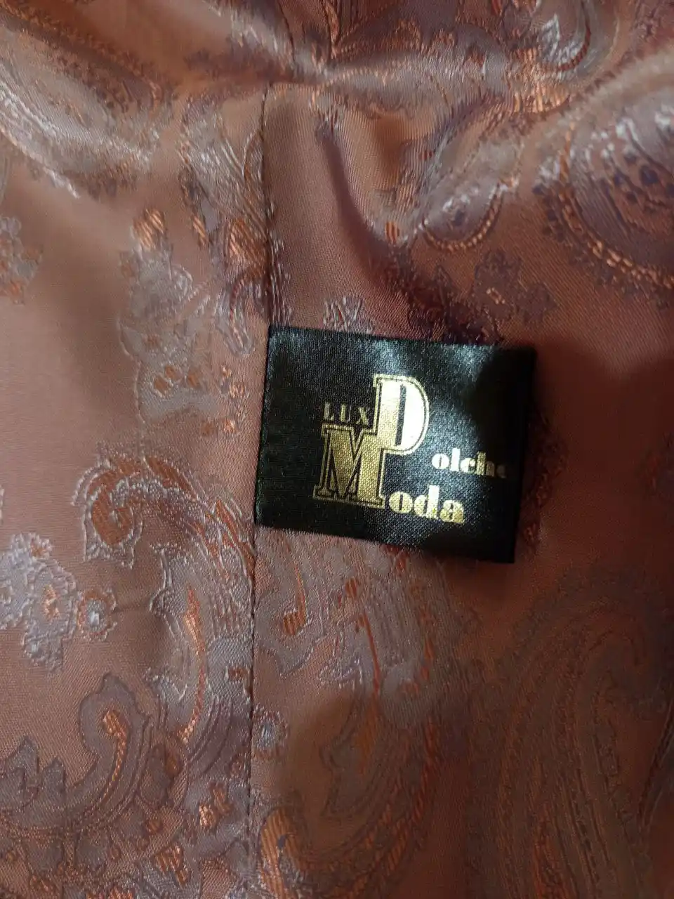 Женское пальто Dolche Moda терракотового цвета