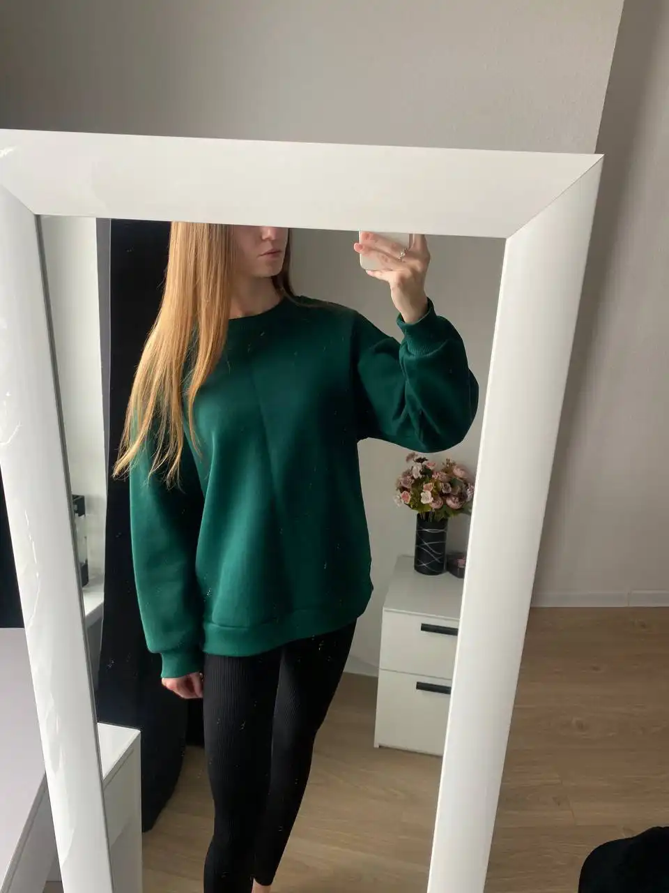 Свитшот оверсайз с начёсом, состояние отличное