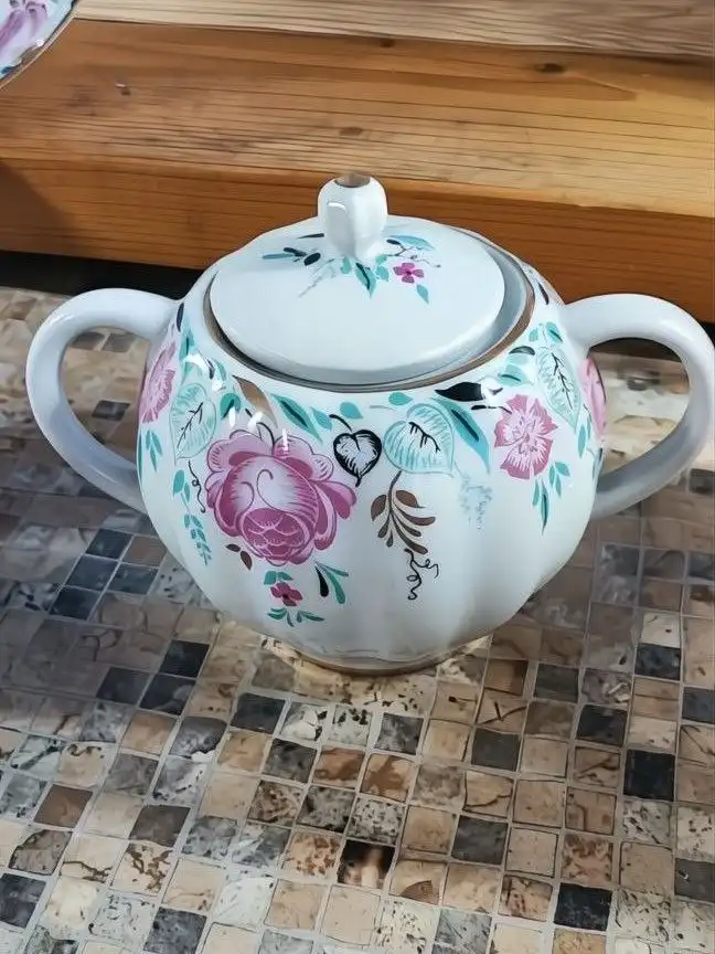 Чайный сервиз Утренний СССР, ЛФЗ, 22 предмета