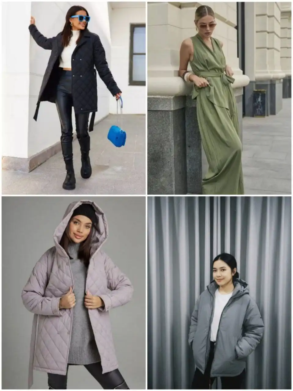 Женская одежда: куртки и костюм