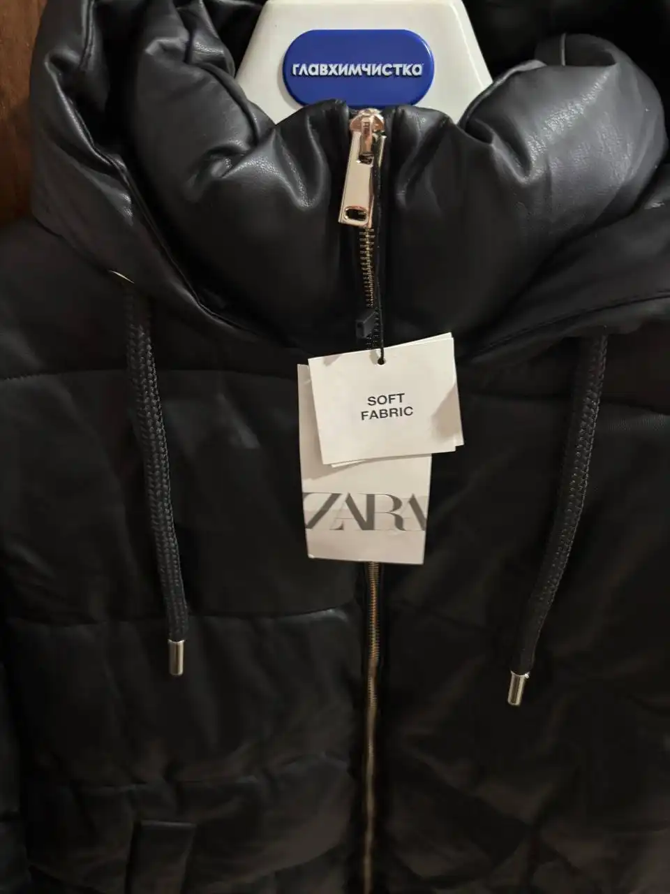 Новый ветрозащитный пуховик Zara размер L - Верхняя одежда (Одежда) в Люберцы