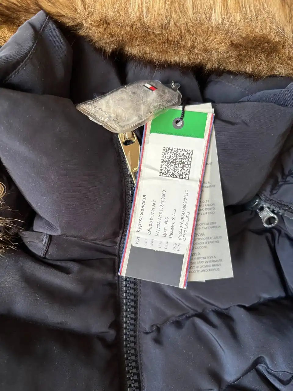 Продам новый зимний пуховик Tommy Hilfiger
