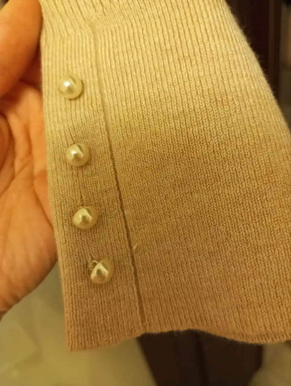 Женская водолазка Zarina бежевого цвета размер 52 (2XL)