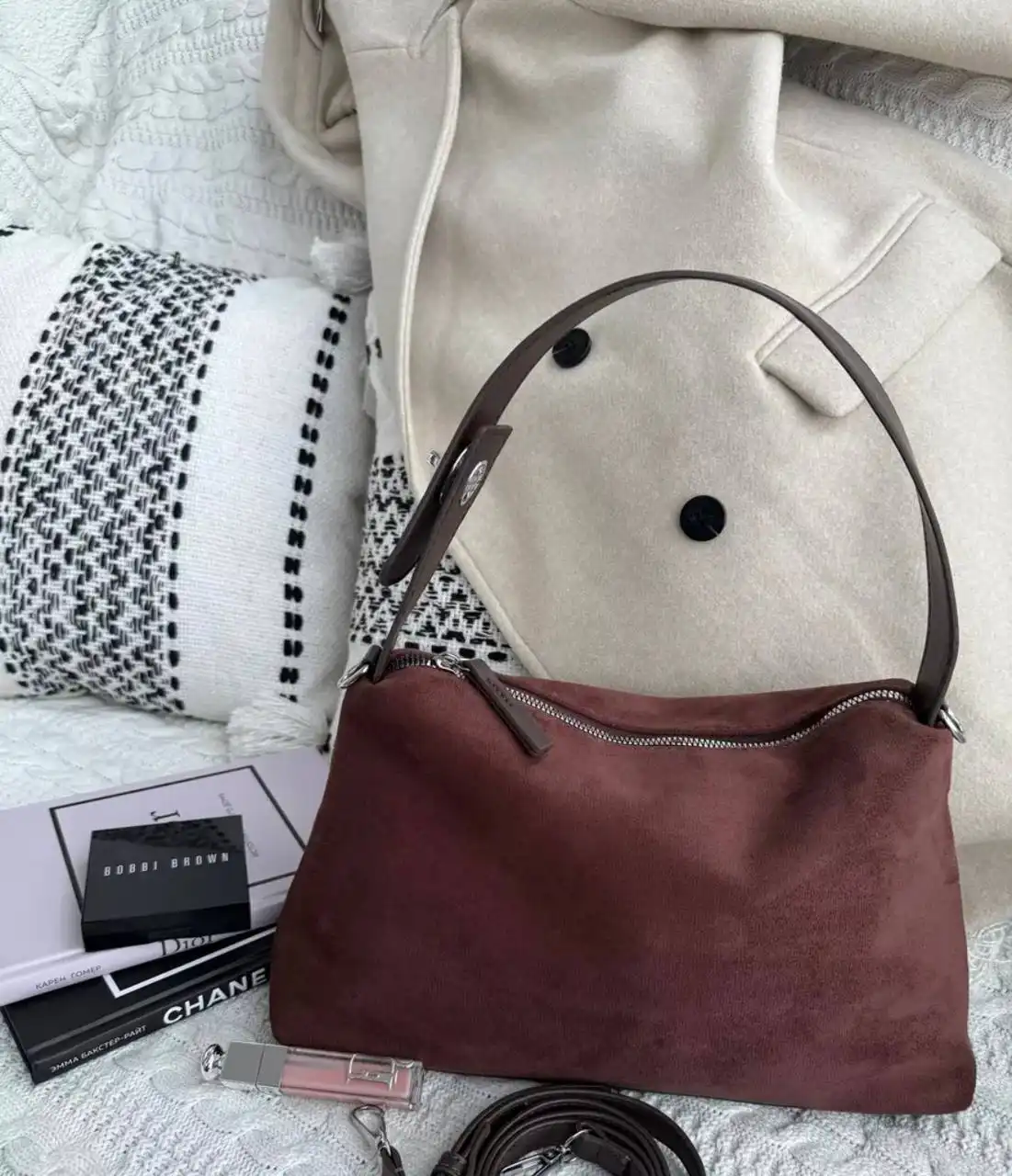 Сумка в шоколадном трендовом цвете - Сумки (Одежда) в Люберцы