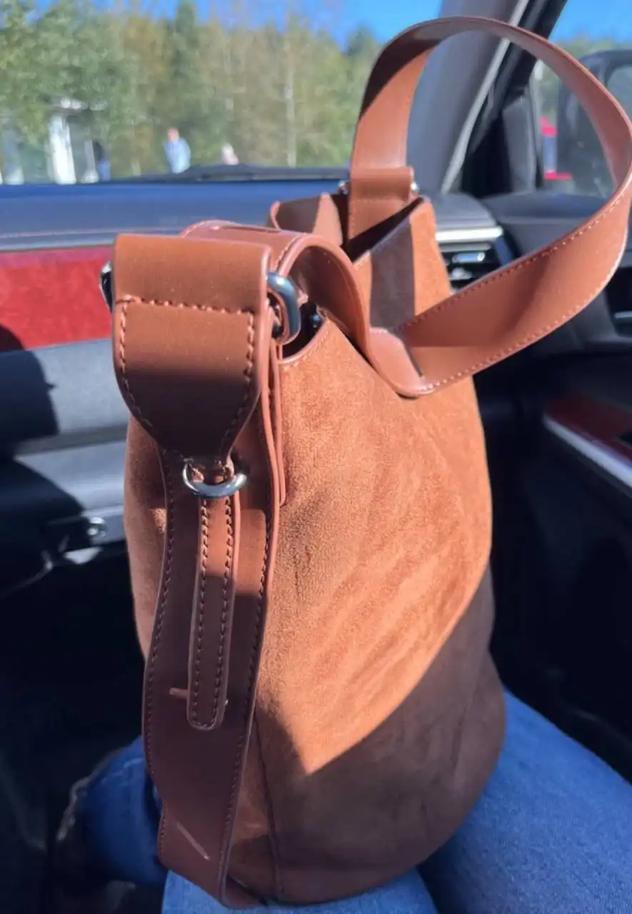 Сумка из экозамши - Барахолка в Люберцы